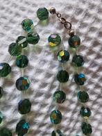 Sterling Zilver Ketting met Natuursteen, Ophalen of Verzenden, Zo goed als nieuw, Steen of Mineraal, Met edelsteen