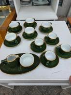 Waküre Theeservies - Groen met Goud, Ophalen of Verzenden