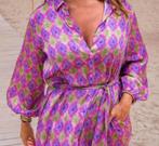 Fuchsia jurk One Size NIEUW Hip & Go, Kleding | Dames, Ophalen of Verzenden, Nieuw, Roze, Onder de knie
