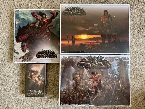 Conan Kings Pledge Kickstarter met Extras, Hobby en Vrije tijd, Gezelschapsspellen | Bordspellen, Nieuw, Vijf spelers of meer