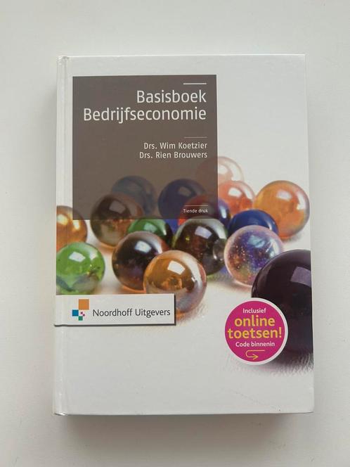 Wim Koetzier - Basisboek bedrijfseconomie, Boeken, Economie, Management en Marketing, Zo goed als nieuw, Management, Ophalen of Verzenden