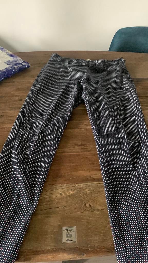 Danes pantalon donkerblauw maat 40, Blauw, Lang, Gedragen, Ophalen