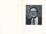Kolbrink Gerhard 1924 Denekamp 1981 Nijmegen priester, Verzamelen, Bidprentjes en Rouwkaarten, Ophalen of Verzenden, Bidprentje
