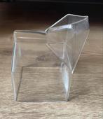 Glazen melkpak vaas melkkan design, Huis en Inrichting, Overige kleuren, Ophalen of Verzenden, Minder dan 50 cm, Glas