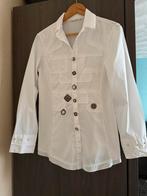 Blouse maat M, merk Elly (made in Italy), Kleding | Dames, Blouses en Tunieken, Wit, Zo goed als nieuw, Elly, Ophalen