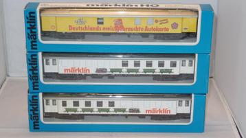 Marklin tentoonstel-wagons 4121/4122 nieuw in OVP (#634) beschikbaar voor biedingen