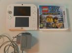 Nintendo 2DS Wit/Rood + 2 spellen Mario 2 en Lego undercover, Wit, 2DS, Ophalen of Verzenden, Gebruikt