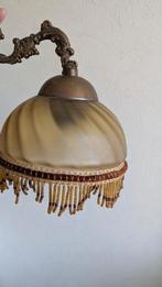 Retro Vintage muur lamp hanglamp met franje kraaltjes, Ophalen of Verzenden