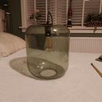 Glazen groene hanglamp., Ophalen, Zo goed als nieuw, Minder dan 50 cm