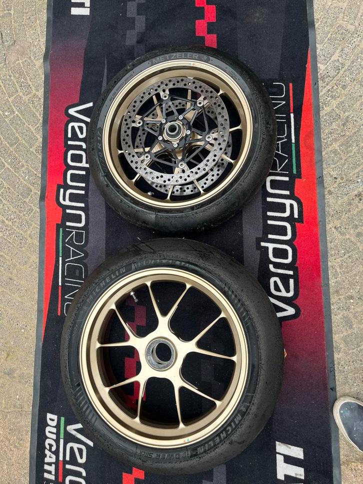 Gesmede Marchesini Velgen Ducati 1098 Tricolore, Motoren, Onderdelen | Merk-onafhankelijk, Gebruikt, Ophalen of Verzenden