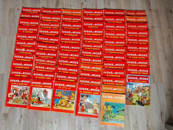 Suske en Wiske stripboeken nrs 68-229, Boeken, Stripboeken, Gelezen, Meerdere stripboeken, Ophalen of Verzenden