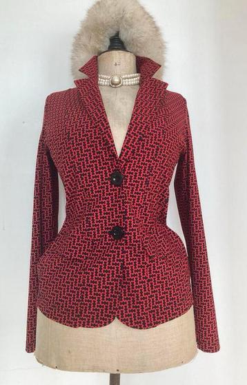 NIEUW STUDIO ANNELOES blazer jas l 38 40 M bordeaux jasje beschikbaar voor biedingen
