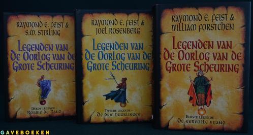 Legenden van de Oorlog van de Grote Scheuring R Feist 3x HC, Boeken, Fantasy, Gelezen, Ophalen of Verzenden