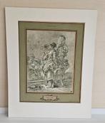 Prent van L'Illustration F. Boucher Le Retour du Marche, Ophalen of Verzenden, Voor 1940, Overige onderwerpen