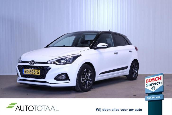Hyundai i20 1.0 T-GDI Premium LEDER BEKLEDING - STOEL+STUUR, Auto's, Hyundai, Bedrijf, Te koop, i20, ABS, Achteruitrijcamera, Airbags