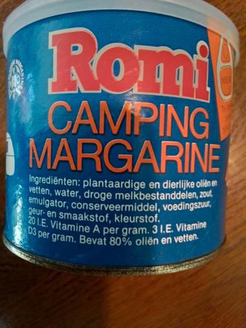 Retro camping margarine blikje ROMI beschikbaar voor biedingen
