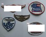 Triumph vintage patch badge opnaai embleem NOS mouembleem, Nieuw, Motoren, Verzenden