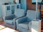 2 x jennylund ikea fauteuil grijze hoes, Huis en Inrichting, Fauteuils, Ophalen, Gebruikt, 75 tot 100 cm, Stof