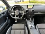 Audi A3 Sportback 35 TFSI 150pk AUT Sport S Line Edition, Auto's, 4 cilinders, 150 pk, Leder en Stof, Wit