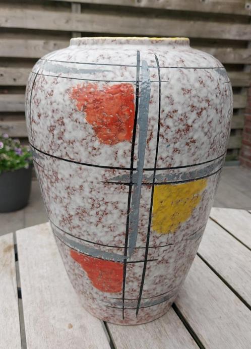 Prachtige grote vintage Scheurich West Germany vaas., Verzamelen, Retro, Huis en Inrichting, Ophalen of Verzenden