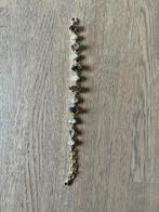 Armband met parel, Pakimer herkimer diamant, Ophalen of Verzenden, Zo goed als nieuw