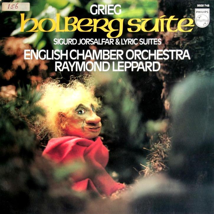 Grieg - Symfonisch werk - English Chamber O / Leppard (1980), Cd's en Dvd's, Vinyl | Klassiek, Zo goed als nieuw, Romantiek, Orkest of Ballet