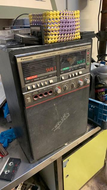 Panasonic double cassette  beschikbaar voor biedingen
