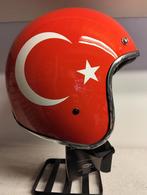 Nieuwe Helm Maat L - Turkse Vlag Design, Motoren, Dames, Jethelm, Ophalen of Verzenden, L