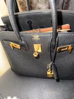 Hermes birkin 25 togo leer, Ophalen of Verzenden, Zo goed als nieuw, Zwart, Handtas