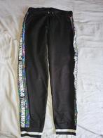 Broek maat L met glitter rand, Verzenden, Zo goed als nieuw, Maat 38/40 (M), Zwart