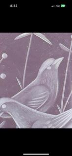 Kristallen Vaas - Gesigneerd & Gegraveerd, Antiek en Kunst, Antiek | Glas en Kristal, Ophalen of Verzenden