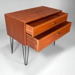 Vintage Teakhouten Ladekast | wandkast | formule Kempkes, Huis en Inrichting, Ophalen, Gebruikt, 1 of 2 laden, Geen idee