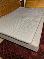 2 persoons bed met topping ikea, Huis en Inrichting, Slaapkamer | Matrassen en Bedbodems, Ophalen, Zo goed als nieuw, Tweepersoons