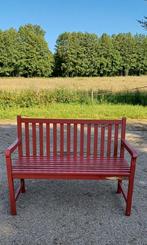 Leuke houten tuinbank opknapper 120 cm breed, Ophalen, Gebruikt, Hout