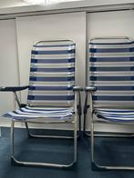 Crespo Camping Stoelen - Plat Inklapbaar, Ophalen, Zo goed als nieuw, Aluminium, Inklapbaar