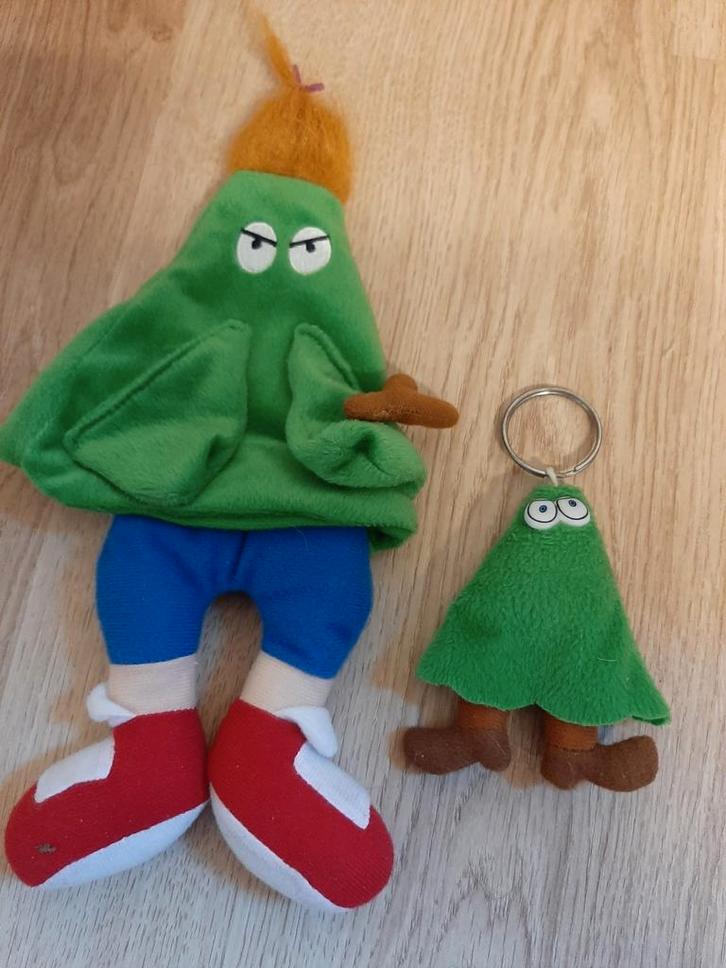 Spar sparky handpop en sleutelhanger, Kinderen en Baby's, Speelgoed | Knuffels en Pluche, Ophalen of Verzenden