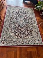 Vloerkleed 137x195 cm. Beige, rood en blauw., Ophalen, Gebruikt, 100 tot 150 cm, Rood