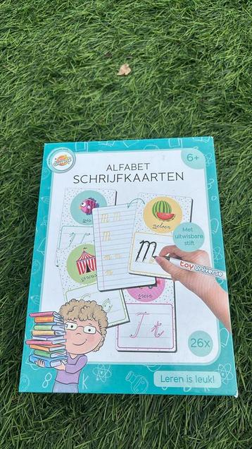 Alfabet Schrijfkaarten - Leren Schrijven! beschikbaar voor biedingen