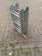 Altrex vouwladder 4x4.    Met stabilisator, Doe-het-zelf en Verbouw, Ladders en Trappen, Ophalen of Verzenden, Zo goed als nieuw