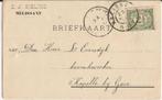 MELISSANT 1905 C J SIELING hovenier, Verzenden, Voor 1920, Gelopen, Zuid-Holland