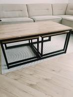 3 delige salontafel, Ophalen, Zo goed als nieuw, 50 tot 100 cm, Minder dan 50 cm