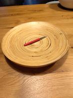Bamboe schaal (Ikea) ca 30 cm, Huis en Inrichting, Woonaccessoires | Schalen en Manden, Ophalen of Verzenden, Zo goed als nieuw
