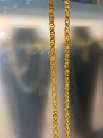 18KT Goud - 46.7 Gram - Ketting - PLATTE KONING, Ophalen, Nieuw, Goud, Goud