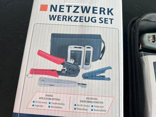 NETWERK GEREEDSCHAP SET KRIPMTANG KABELTESTER STRIPTANG LSA, Doe-het-zelf en Verbouw, Gereedschap | Handgereedschap, Zo goed als nieuw