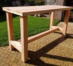 Houten bartafel, 2 stuks, Ophalen, Zo goed als nieuw