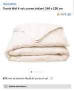 4-seizoenen dekbed Texels wol, Wit, Tweepersoons, Ophalen of Verzenden, Deken of Dekbed