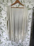 Alix the label crème off white vest met franjes 34 - 36, Alix the label, Wit, Ophalen of Verzenden, Zo goed als nieuw