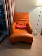 B&B Italia design  leren stoel, Huis en Inrichting, Fauteuils, Ophalen, Gebruikt, 125 tot 150 cm, Leer
