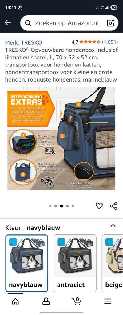 Honden Tas nieuw, Dieren en Toebehoren, Honden-accessoires, Nieuw, Ophalen of Verzenden