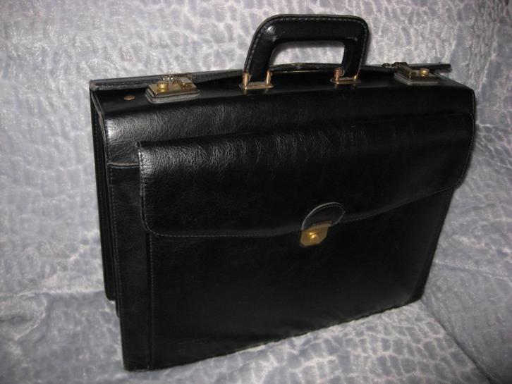 Texier zwarte laptoptas aktetas aktentas, Sieraden, Tassen en Uiterlijk, Tassen | Schooltassen, Gebruikt, Aktetas of Boekentas